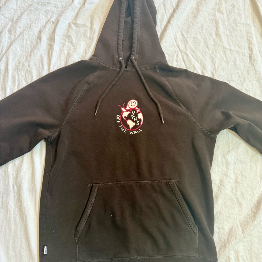 Vans Versa Hoodie Snail Earth Graphic Brown Pullover Medium Skateboarding 2021